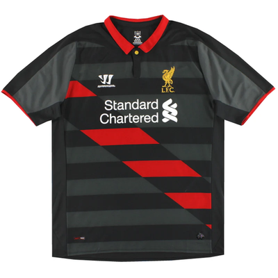 2014/15 Warrior Liverpool FC 3rd Soccer Jersey Black/Red WSTM408
