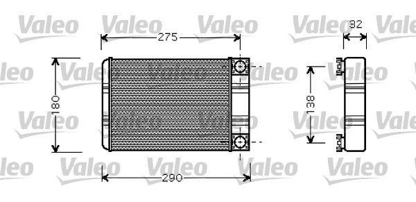Valeo WäRmetauscher, Innenraumheizung 812321 FüR MERCEDES-BENZ-image