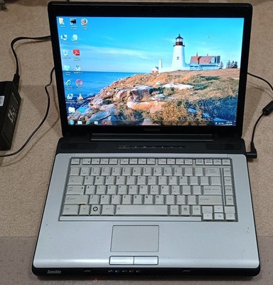 Toshiba Satellite A215 laptop Windows 7 Pro & Open DOS Dual Boot, Works Great!
