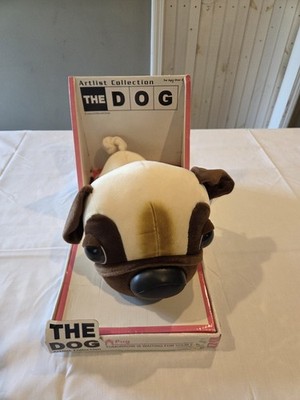 THE DOG Artlist Collection Pug Plush Toy by Play Along 2002 Original Box