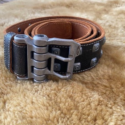 Oakley studded leather 00s belt | eBay