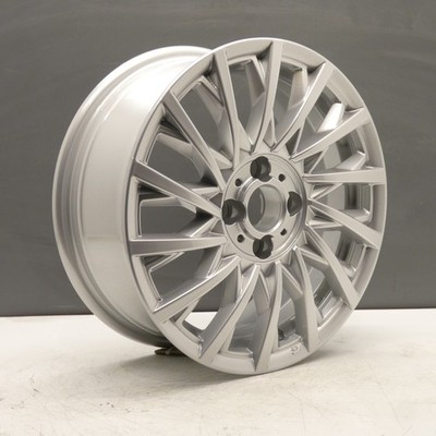 FIAT 500 LOUNGE 15 ZOLL SILBER ALUFELGE FELGE 6J ET35 OEM 52009577 ORIGINAL X1