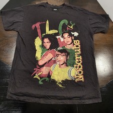 Vintage TLC No Scrubs Graphic Band T-Shirt Women XS R&B 90s Y2k Rap
