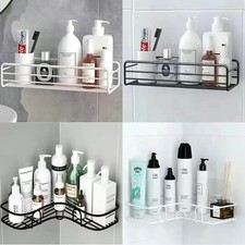 Bathroom/Kitchen Storage Caddy Wall Mounted Organiser Corner Shower Rack/Shelf
