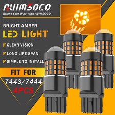 4pcs Led Amber Rear Turn Signal Light Bulb Amber Kit For Toyota Tundra 2007-2013