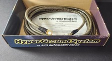 Smoke Sun Auto Hot Earth Hyper Ground Wire 14.7ft Long Cable Earthing Gray Kit