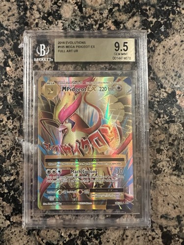 M Pidgeot-EX graded BGS 9.5 for sale on eBay
