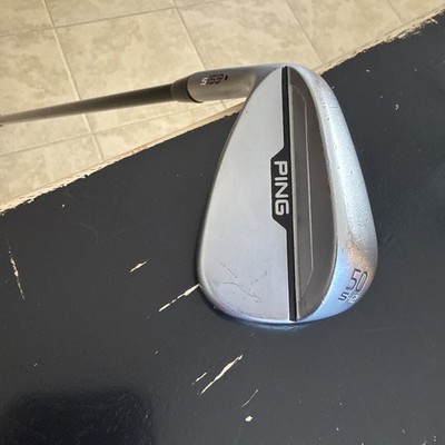 Ping s159 Chrome Wedge Gap GW 50° custom Project X blackout 6.0 stiff steel - LH