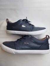 Lacoste Bayliss Men?s Leather Sneakers Navy Size UK6