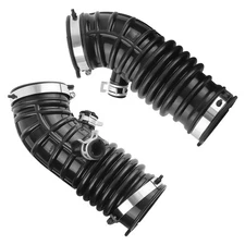 2X Air Intake Duct Hose Tube Kit For INFINITI G35 07-08 EX35 2008 3.5L V6 Black