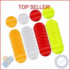 Ymapinc 40Pcs Dot Reflective Tape Sticker Warning Reflector Stickers Safety Nigh