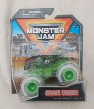Monster Jam Grave Digger Ghost Crew Chase Series 35