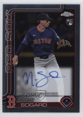 2025 Topps Chrome Rookie Auto Nick Sogard #RA-NSO Auto 0m89