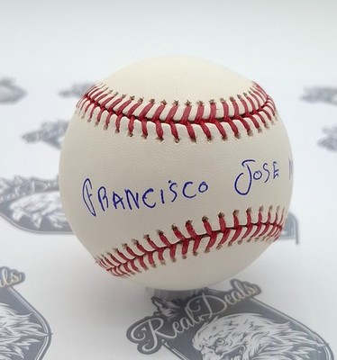 Francisco Mejia Signed Official MLB Baseball Auto Rawlings Beckett