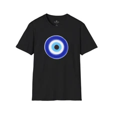 Evil Eye Charm Black T-Shirt