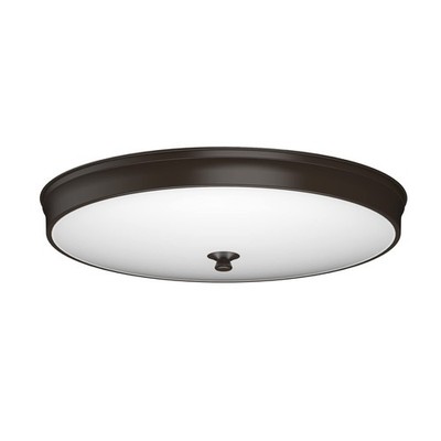 DYMOND LED Ceiling Light 14'' Dimmable Flush Mount Espress Brown)