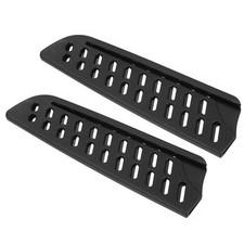 2Pcs PP Kitchen Knife Sheath Cover Sleeves Portable for Santoku Knife Black