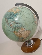 Mappamondo JRO GLOBUS vintage Raro Anni 70 In Vetro