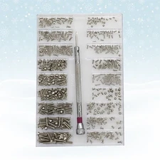 Miniature Screw Kit Set Metal Mini Screws for Glasses Watches Computers