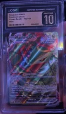 (Pokemon Rayquaza VMAX 102/159 Crown Zenith Holo Graded Prestine 10) READ DESC on eBay