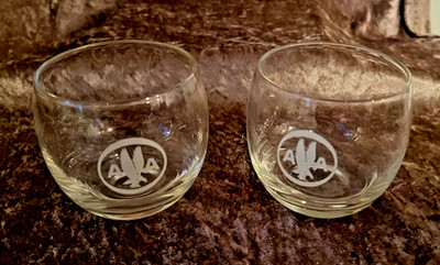 American Airlines  Roly Poly Cocktailgläser, 2 Stück (306)