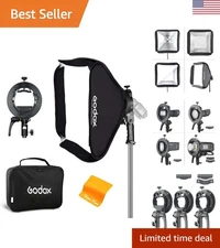 24" Softbox Kit with S2 Speedlite Bracket - Ultimate Lighting Solution