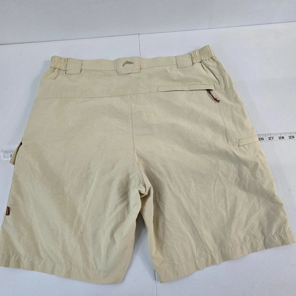 Мужские шорты-карго Simms Fishing Products желтовато-коричневые нейлоновая смесь универсальные для улицы L 5978 - Изображение 2 из 4