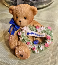 Cherished Teddies "September" Sparkling Hearts Birthstone Collection Figurine