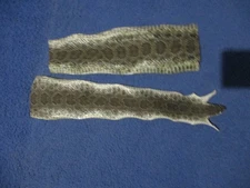 2 rattlesnake skin pieces Snake skin scraps pen blanks small wrap education T21