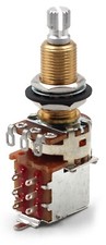 1x Bourns 500K Pot 3/4” Long Split Shaft Audio Taper Push/Pull DPDT