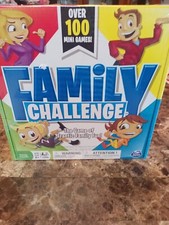 Family Challenge Game 100 mini games by Spin Master Game Night New