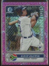 Ulrich Bojarski 2020 Bowman Mega Box Mojo Pink Refractor RC /199 Rookie Card SP