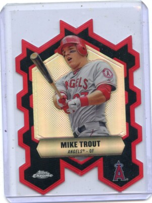 2013 TOPPS CHROME #CC-MT MIKE TROUT ''CLOSE CONNECTION'' DIE-CUT ANGELS 062724