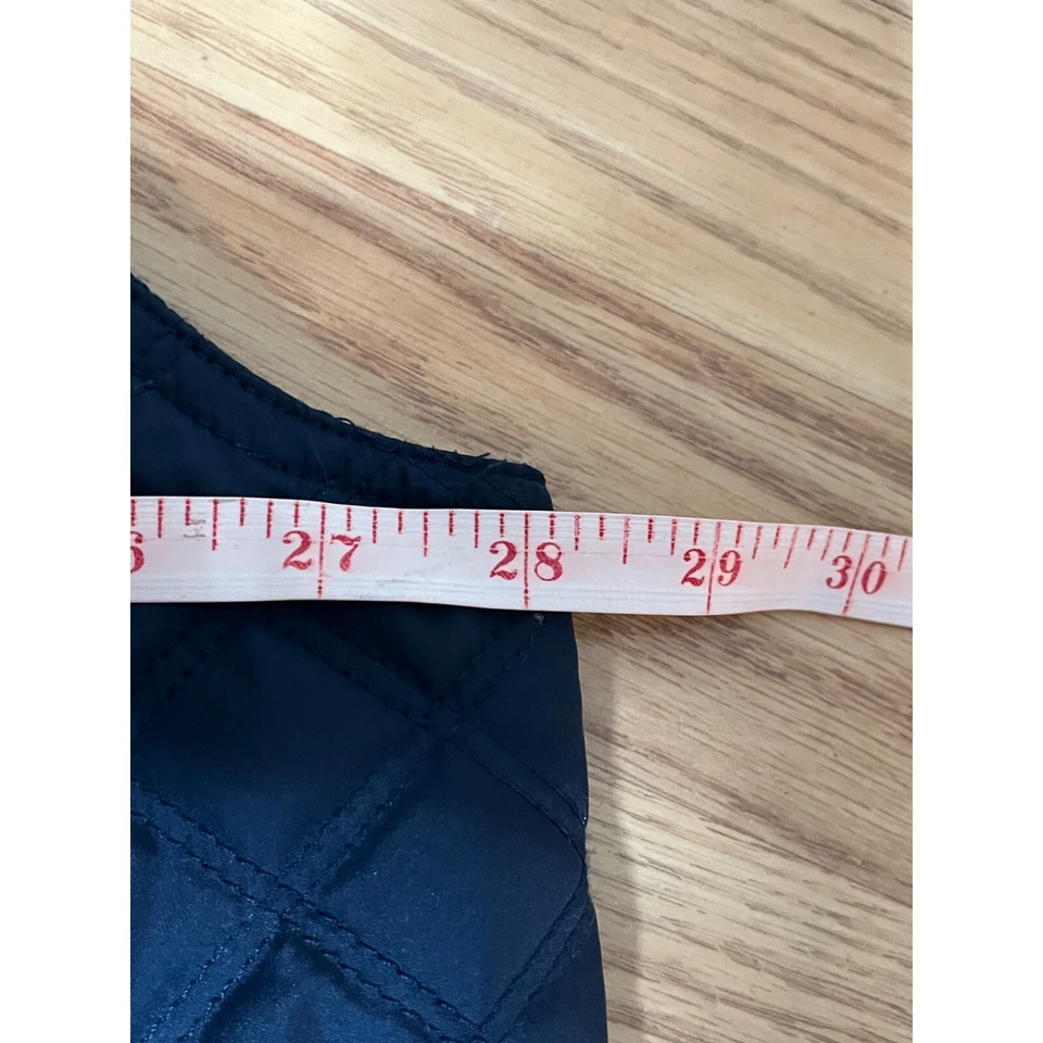 Chaleco Alfred Dunner Mujer Acolchado Azul Marino Talla 24W Poliéster Bolsillos con Cremallera Ver Fotos Foto 4 de 4