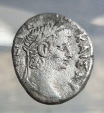 Roman coins Alexandria. Nero, with Divus Tiberius, 54-68. Tetradrachm