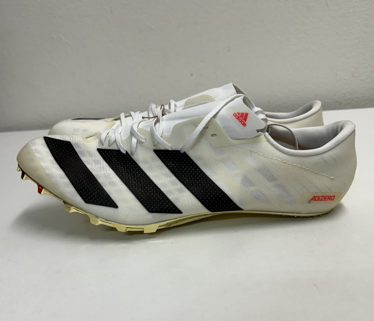 adidas ADIZERO スパイク ホワイト/ゴールド Adidas Adizero
