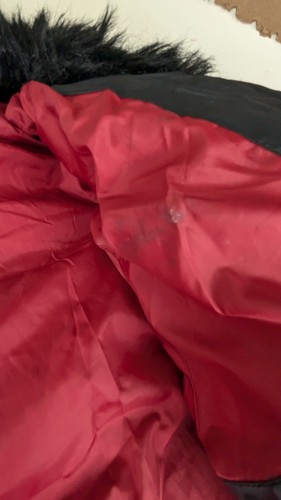 Jordan Craig Blocked Puffer Jacket Coat Sugar Hill Red Black Large  - Picture 18 of 23