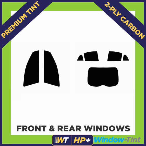 For Mitsubishi Outlander 2012+ Carbon Pre Cut Window Tint Full 2-ply HP+ - Picture 2 of 10