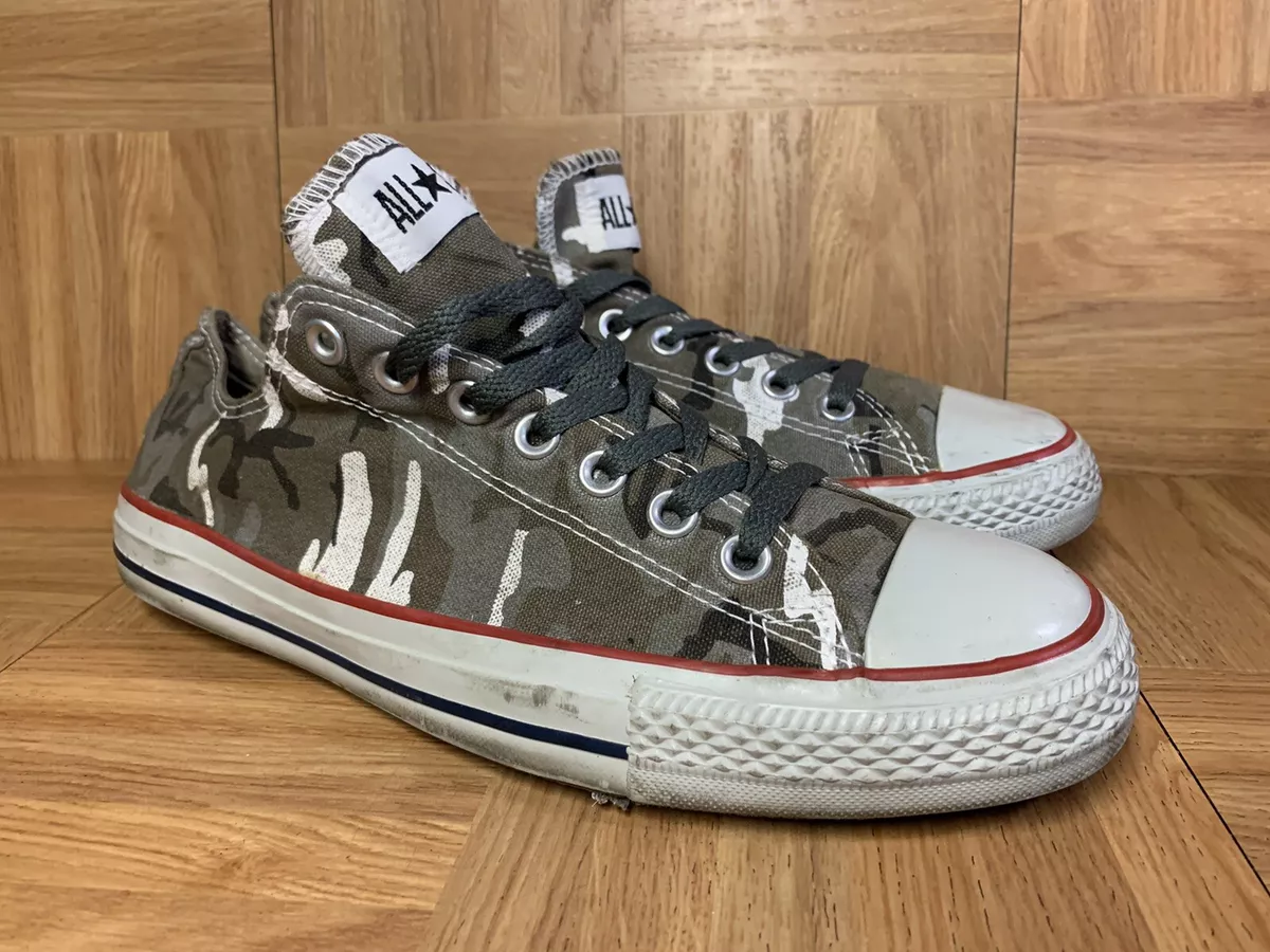 violento apretón Integración RARE🔥 Converse Chuck Taylor All Star Lo OX Military Olive Camo Sz 9  Men&#039;s Shoes | eBay