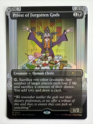 Priester der vergessenen Götter MTG Secret Lair Ultimate Pencil Rare Foil NM x1 - Magic