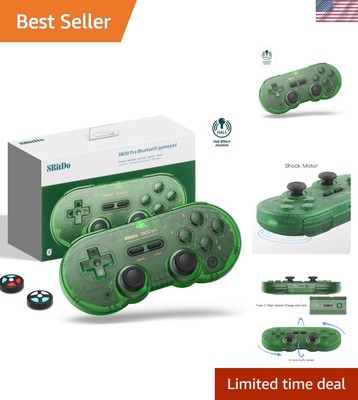 Versatile Retro Gaming Controller SN30 Pro - Motion Controls & Custom Key Setup