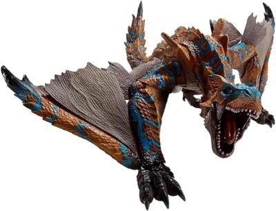 S.H.Monster Arts Monster Hunter Rise Tigrex PVC&ABS painted