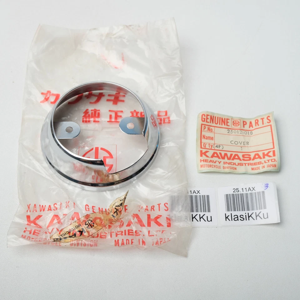 Cubierta tacómetro original Kawasaki G4 KE100 KE125 KS125 KV100 F11 F7 F9 Foto 2 de 4