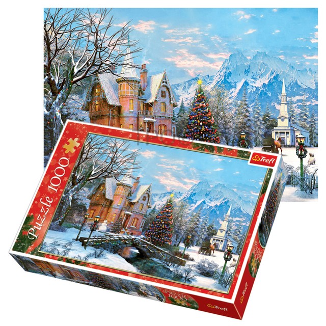 Trefl 1000 Piece Jigsaw Puzzle Winter Landscape 050 eBay