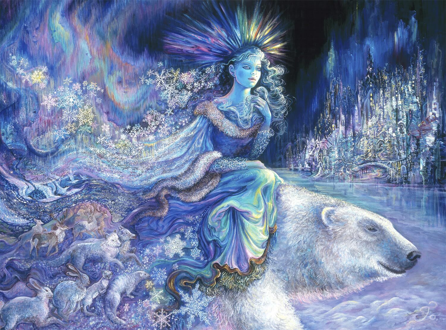- Josephine Wall - Polar Princess - 1000 Piece Jigsaw Puzzle for Adults Chall...