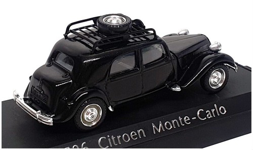 Solido 1/43 Scale Diecast 4526 - Citroen Monte Carlo 1952 #350 - Black - Picture 2 of 5