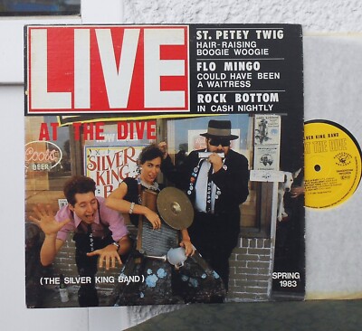 The Silver King Band   Live At The Dive    Poster  Insert  Promo   LP  1983