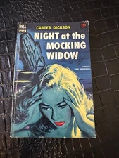 1950 NIGHT AT THE MOCKING WIDOW by Carter Dickson Dell Paperback NICE