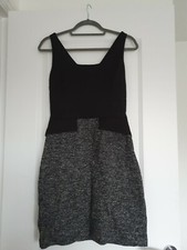 Mango Suit Black And Grey Dress,  Size M