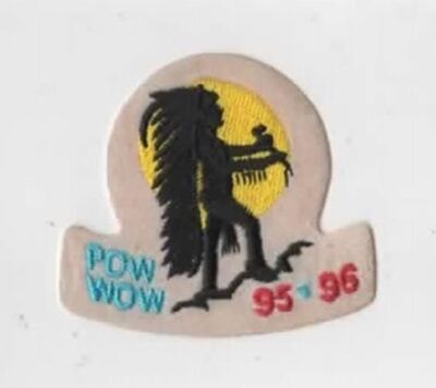 95-96 Pow Wow Felt Patch [AR-1283]